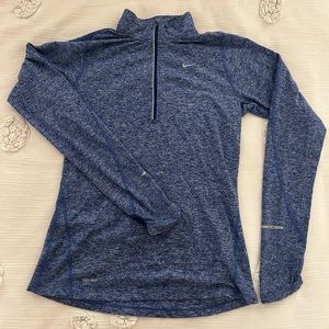 Blue Nike drift quarter zip